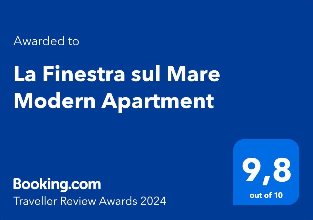 La Finestra Sul Mare Modern Apartment Giardini Naxos Exterior foto
